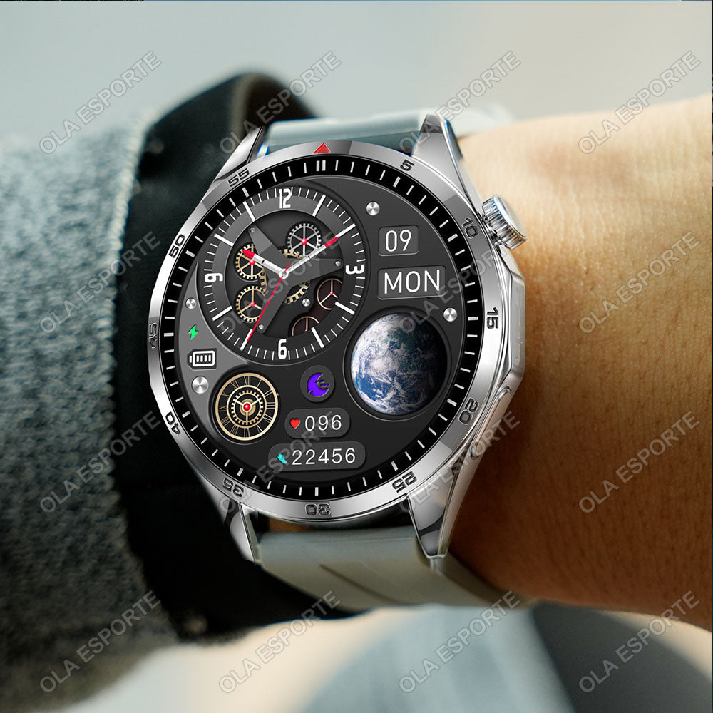 Premium Bluetooth Call Smartwatch for Men - ECG+PPG Health Monitoring, IP67 Waterproof, Heart Rate & Blood Pressure Tracker, 