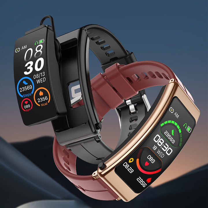 Premium Bluetooth Smart Fitness Watch – Heart Rate, Pedometer, Sports Tracker, Fitness Band for Men & Women, Talk Bluetooth 