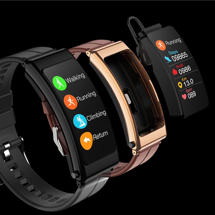 Premium Bluetooth Smart Fitness Watch – Heart Rate, Pedometer, Sports Tracker, Fitness Band for Men & Women, Talk Bluetooth 