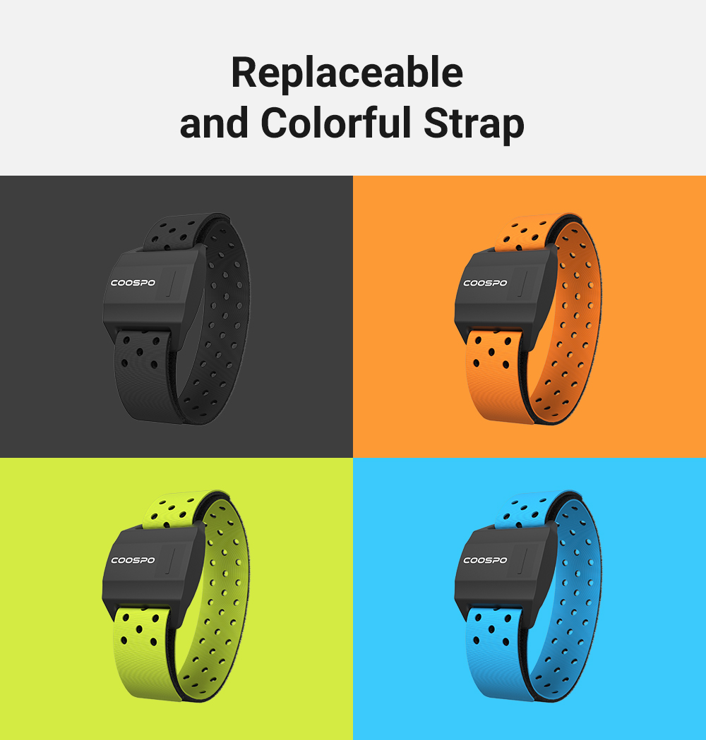 Premium Heart Rate Monitor Bracelet – Bluetooth 4.0 ANT+ Sensor for Cycling, Garmin & Wahoo Compatibility, Outdoor Fitness