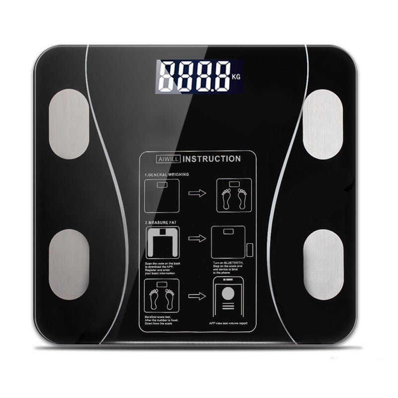 Premium LED Body Composition Scale – Accurate Digital Bathroom Scale with Body Fat Analysis, Bluetooth Connectivity, Health 