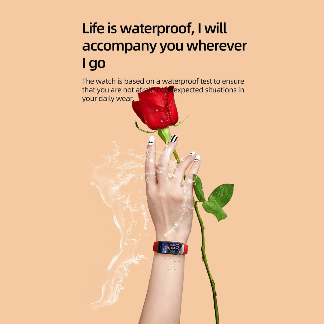 Premium Smart Fitness Watch – Heart Rate, Blood Pressure, Step Counting, Sleep Monitoring, Sports Tracker, Bluetooth, Multi-Sport Mode for Men & Women, Waterproof Wristband - StrengthXPhysiotherapy