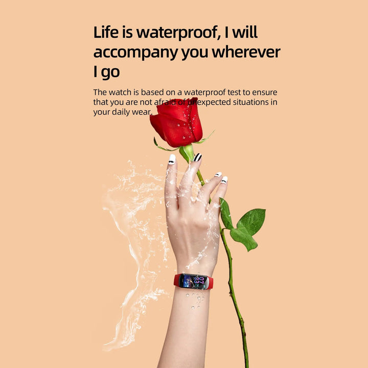 Premium Smart Fitness Watch – Heart Rate, Blood Pressure, Step Counting, Sleep Monitoring, Sports Tracker, Bluetooth, Multi-Sport Mode for Men & Women, Waterproof Wristband - StrengthXPhysiotherapy