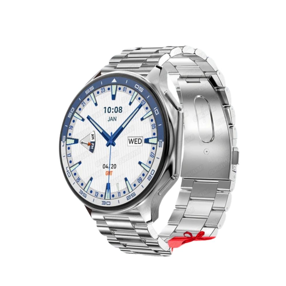 Premium Smartwatch for Men – 1.43'' 3D Surround Vision Display, 4GB RAM, 32GB Storage, Bluetooth Calling, Waterproof, Heart 