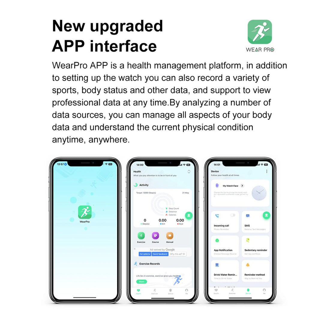 Premium Smartwatch for Men – 1.43'' 3D Surround Vision Display, 4GB RAM, 32GB Storage, Bluetooth Calling, Waterproof, Heart Rate & Sleep Monitoring, MP4 Video Playback, Voice Assistant - StrengthXPhysiotherapy