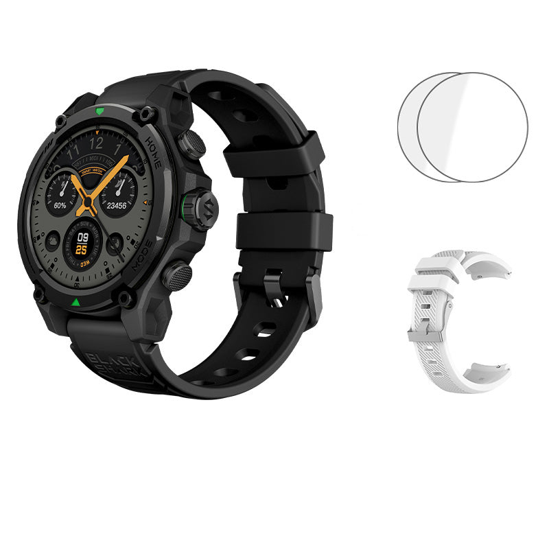 Premium Smartwatch with 1.43" AMOLED Display – GPS, 5ATM Water Resistance, 21-Day Battery Life, 100+ Sports Modes, Bluetooth 