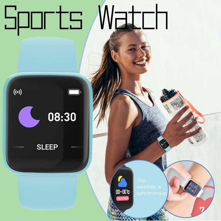 Premium Fitness Smartwatch for Men & Women – Blood Pressure & Oxygen Monitor, Sleep Tracker, Sports Watch, Fitness Bracelet, 