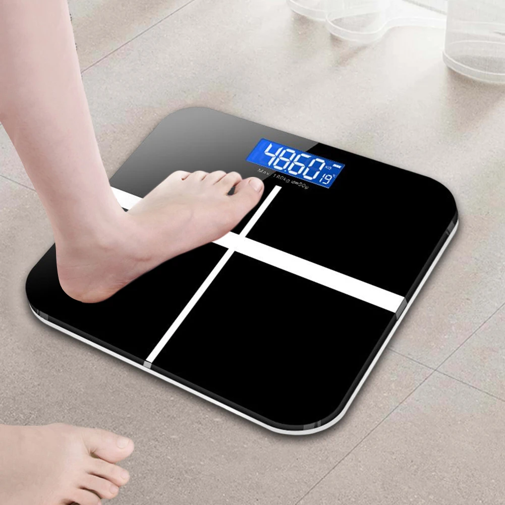 Premium Voice Broadcast Body Fat Scale – 8-Electrode Bioimpedance Analyzer, Smart Body Composition Scale with Professional 