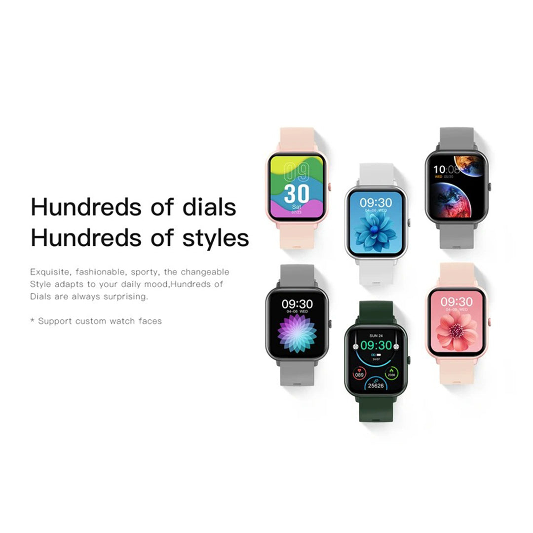 Premium Smartwatch for Women – Custom Dial, Bluetooth Calling, Music Control, IP67 Waterproof, Fitness Tracker, Heart Rate & Blood Pressure Monitor, Compatible with iOS & Android - StrengthXPhysiotherapy