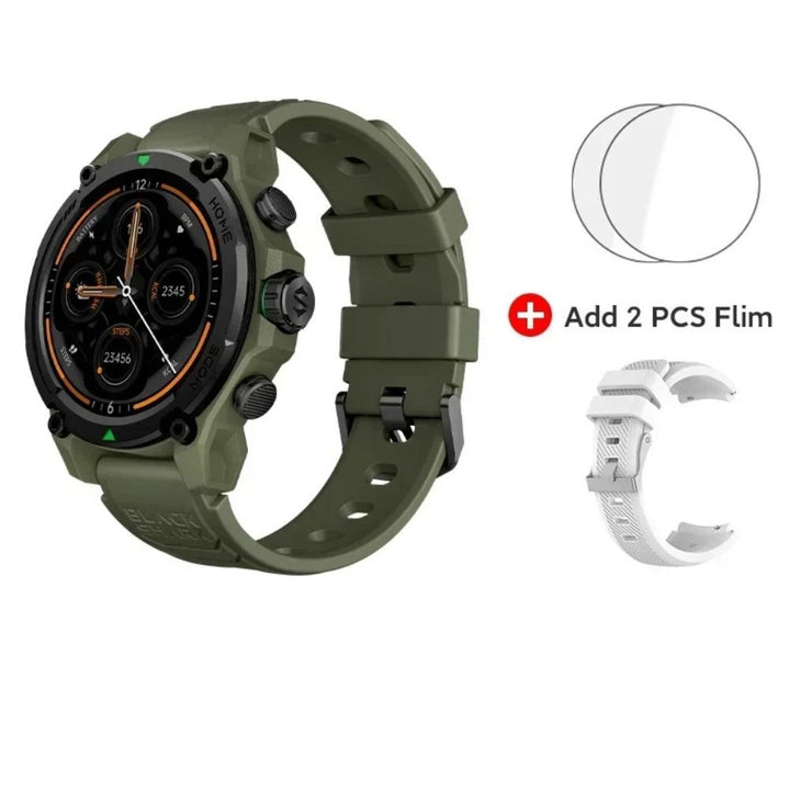 Premium Smartwatch for Men & Women – 1.43" AMOLED Display, GPS, 100+ Sports Modes, 21 Days Battery Life, 5ATM Waterproof, 