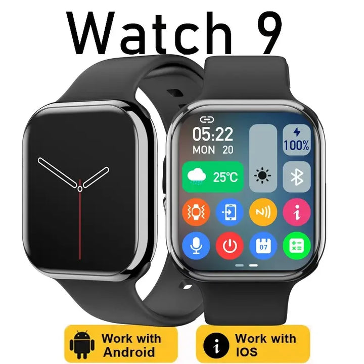 Premium GPS Smart Watch for Men & Women - Always On Display, Body Temp Monitoring, Bluetooth Call, NFC, Compatible with iOS & Android, High-Resolution - StrengthXPhysiotherapy