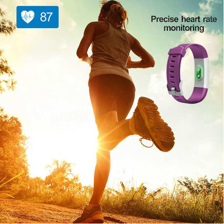 Premium Smart Fitness Tracker – Heart Rate, Blood Pressure Monitor, Activity Tracker, Bluetooth-Compatible, IPX7 