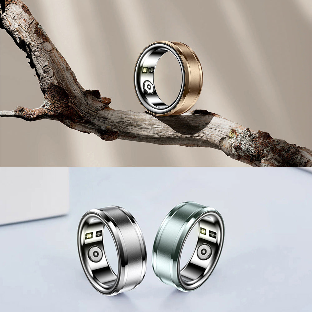 Premium Fitness Tracker Smart Ring for Men & Women - Health Monitoring, Heart R ate, Blood Oxygen & Body Temperature 