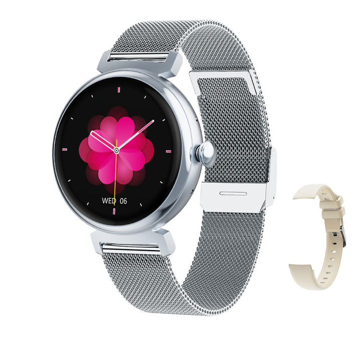 Premium Fashion Smartwatch for Women, 1.04" AMOLED Screen, Bluetooth Call, Metal Body, IP68 Waterproof, Heart Rate, Music Control, Sleep & Fitness Tracking, Multiple Sports Modes - StrengthXPhysiotherapy