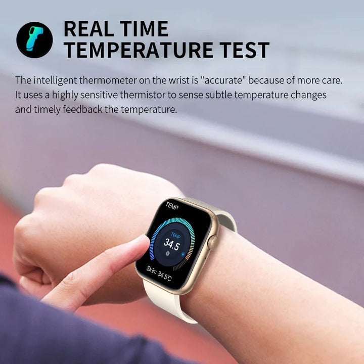 Premium Smartwatch - Wireless Charging, Bluetooth Calls, Fitness Tracker, Custom Watch Faces, Heart Rate Monitoring, Sleep Tracking, Waterproof, Men & Women - StrengthXPhysiotherapy