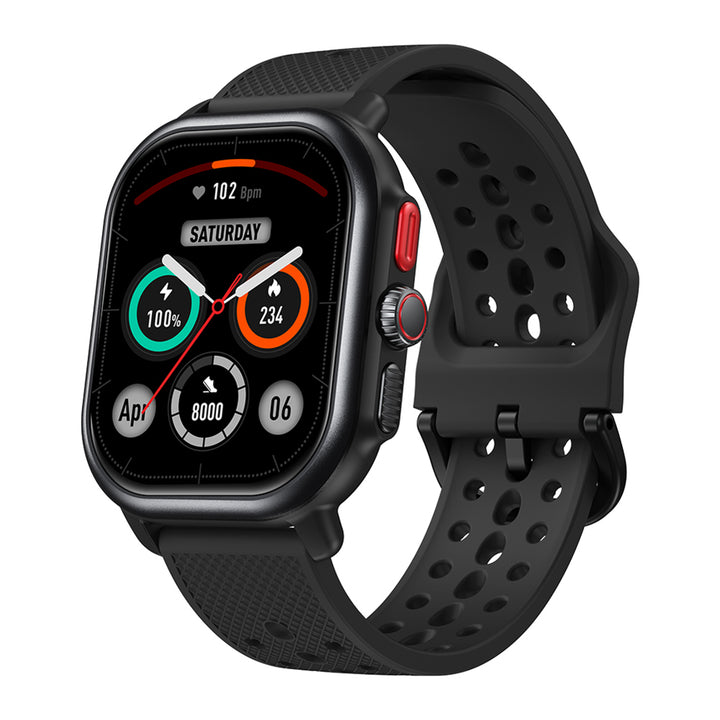 Premium GPS Smartwatch with 2.15" AMOLED Display, Phone Calls, Built-in GPS, 100+ Sports Modes, Heart Rate & SpO2 Monitor, 