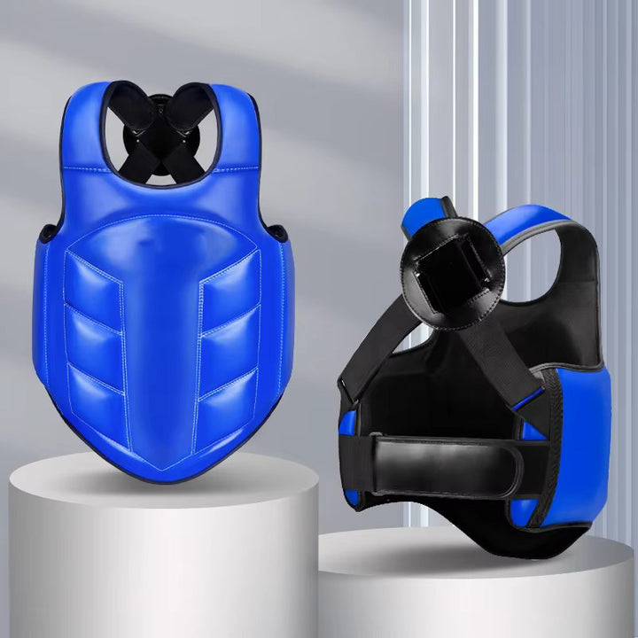 Premium Boxing Chest Guard – Reversible Rib Shield Protector for MMA, Taekwondo, Kickboxing & Martial Arts – Body Vest for Training, Target Practice, and Sanda - StrengthXPhysiotherapy