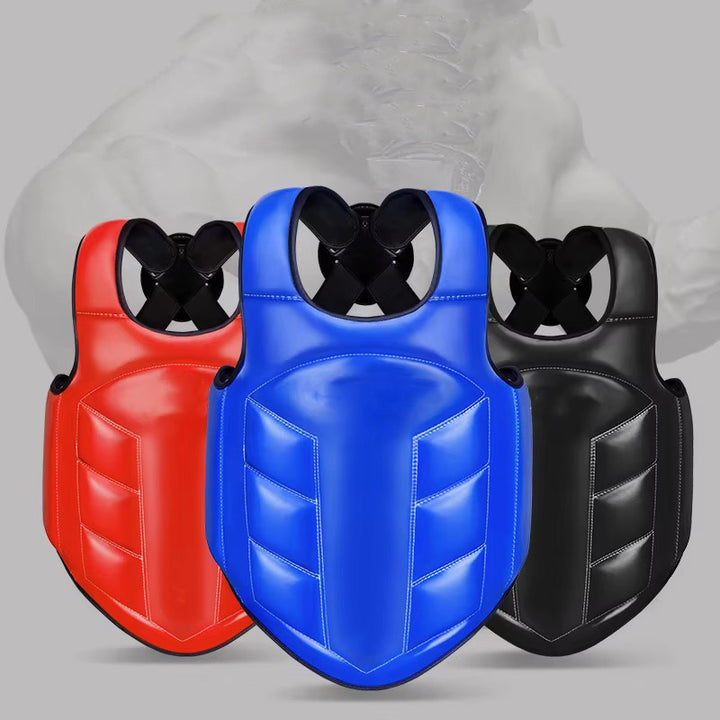 Premium Boxing Chest Guard – Reversible Rib Shield Protector for MMA, Taekwondo, Kickboxing & Martial Arts – Body Vest for Training, Target Practice, and Sanda - StrengthXPhysiotherapy