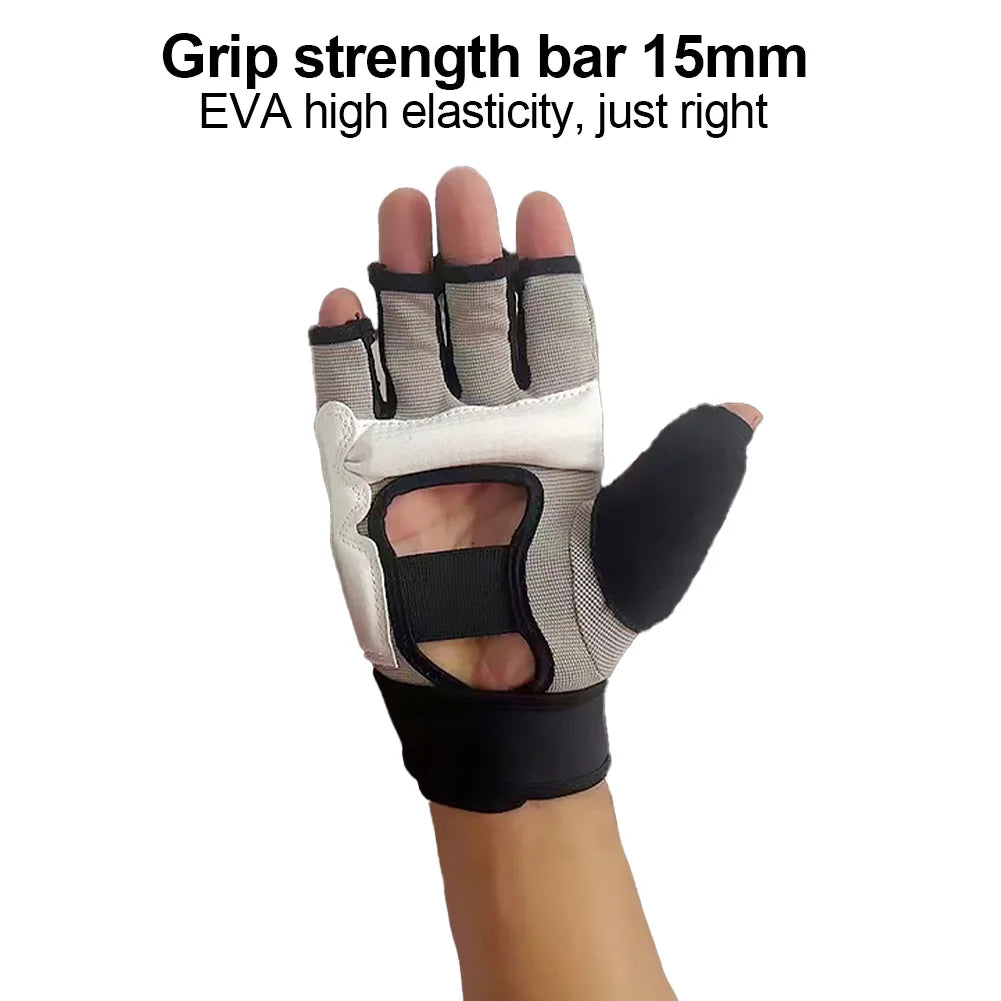 Premium Kickboxing Gloves – High Quality MMA Gloves for Muay Thai & Boxing Training – PU Leather Half Mitts for Fighters 