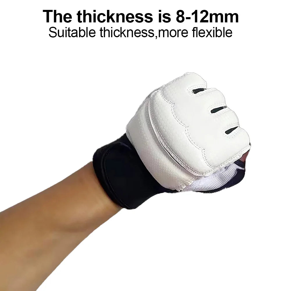 Premium Kickboxing Gloves – High Quality MMA Gloves for Muay Thai & Boxing Training – PU Leather Half Mitts for Fighters 