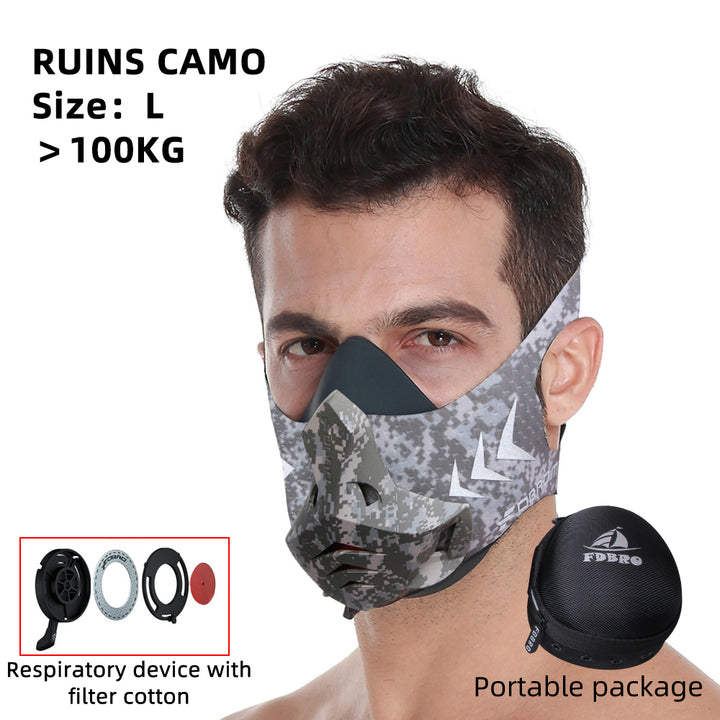 Premium Sports Mask for Running, Cycling, Gym & High Altitude Training – Cardio Workout Conditioning Mask, Air Filtration,