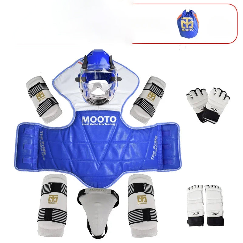Premium 8pcs Taekwondo Protective Gear Set – Full Body Protection for Combat & Competition, Thickened Training Equipment with