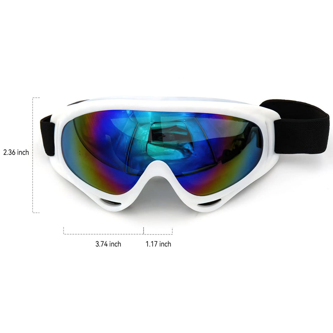 Premium Polarized Ski Goggles for Men & Women – Large Frame, Windproof, Snowproof, UV Protection, Anti-Fog, Snowboard