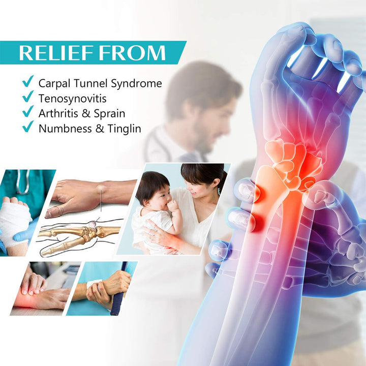 Premium Thumb Brace Guard – Adjustable Support Gloves for Thumb & Wrist Pain Relief, Soft Breathable Half Finger Boxing 