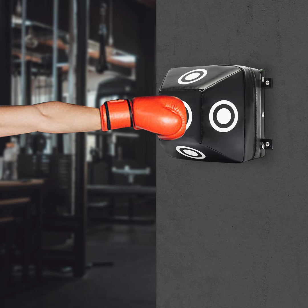 Premium Wall-Mount Boxing Training Target for Home & Gym – Uppercut Punching Bag with 4 Hit Points, Space-Saving Design, Durable PU & EVA Construction, Easy Installation & Cleaning - StrengthXPhysiotherapy