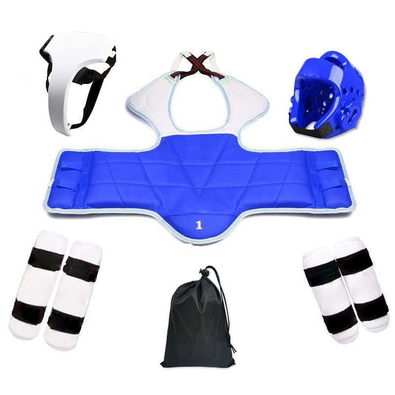 Premium Taekwondo Protective Gear Set – Thickened Combat Training Equipment for Boxing, Karate, Judo, Gloves, and Uniforms