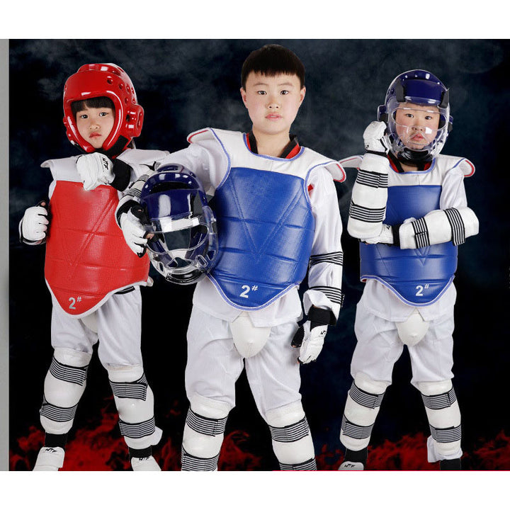 Premium Taekwondo Protective Gear Set – Thickened Combat Training Equipment for Boxing, Karate, Judo, Gloves, and Uniforms