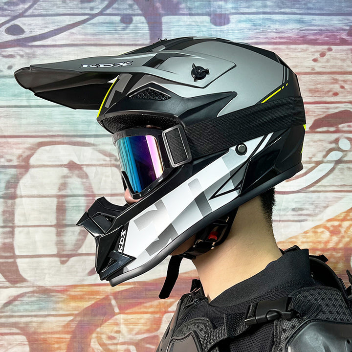 High-Quality Kids Off-Road Helmet - Motocross, Mountain Bike, ATV, DOT Certified, Lightweight ABS Material, Full Face Safety