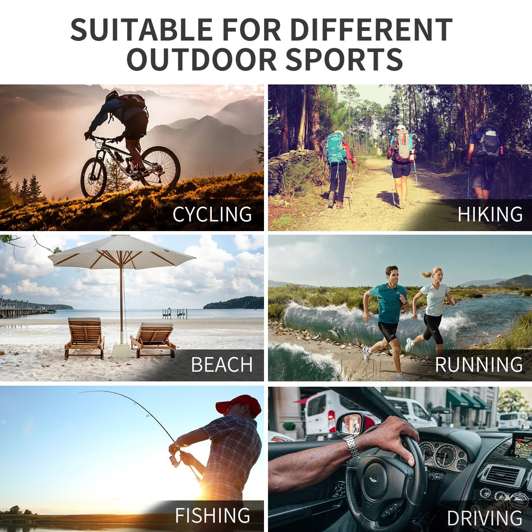 Premium Polarized Cycling Sunglasses – UV400 Protection, TR90 Frame, MTB & Bike Eyewear for Men & Women, Outdoor Sports Goggles with 1 or 4 Lens Options - StrengthXPhysiotherapy