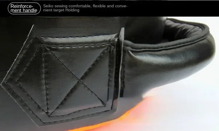 Premium Boxing Shield Target – High-Quality Handheld Training Pad for Punching & Kicking – Durable PU Leather Combat Sports Equipment for Boxing & Martial Arts Defense - StrengthXPhysiotherapy