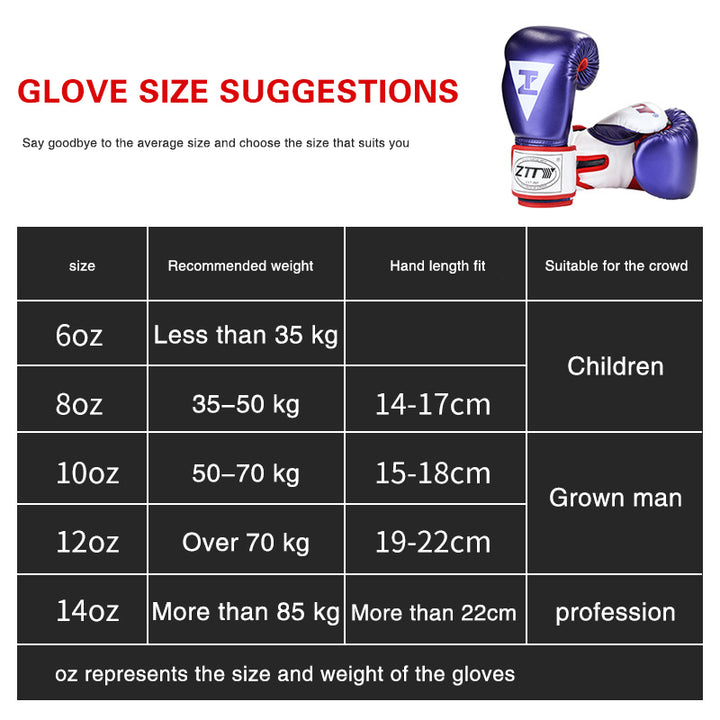 Premium Kick Boxing Gloves for Men & Women – High Quality PU Leather, Durable Combat Gloves for Karate, Muay Thai, MMA, 