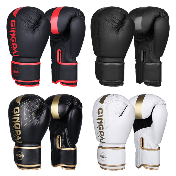 Premium Kick Boxing Gloves for Men & Women – High Quality PU Leather, Durable Combat Gloves for Karate, Muay Thai, MMA, 