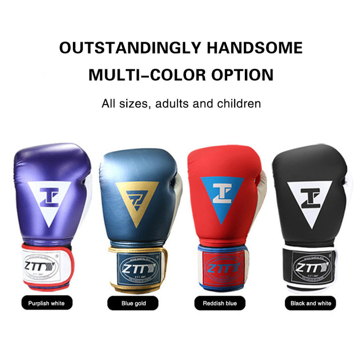 Premium Boxing Gloves for Men & Women – High Quality Leather, Durable Combat Gloves for MMA, Muay Thai, Karate & Sanda 