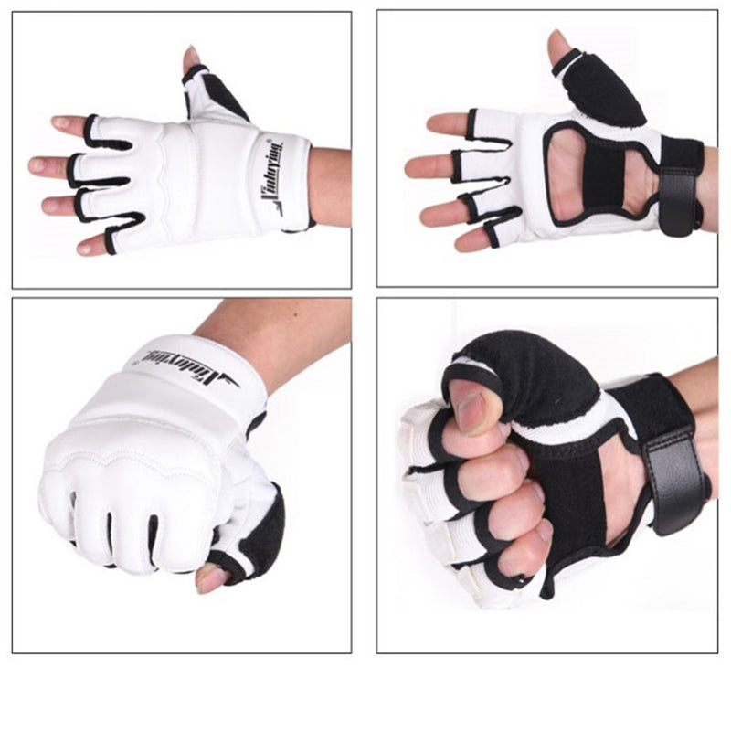 Premium Boxing Gloves for Adults & Kids – Half Finger Design for MMA, Muay Thai, Karate, Taekwondo & Fitness – High-Quality 