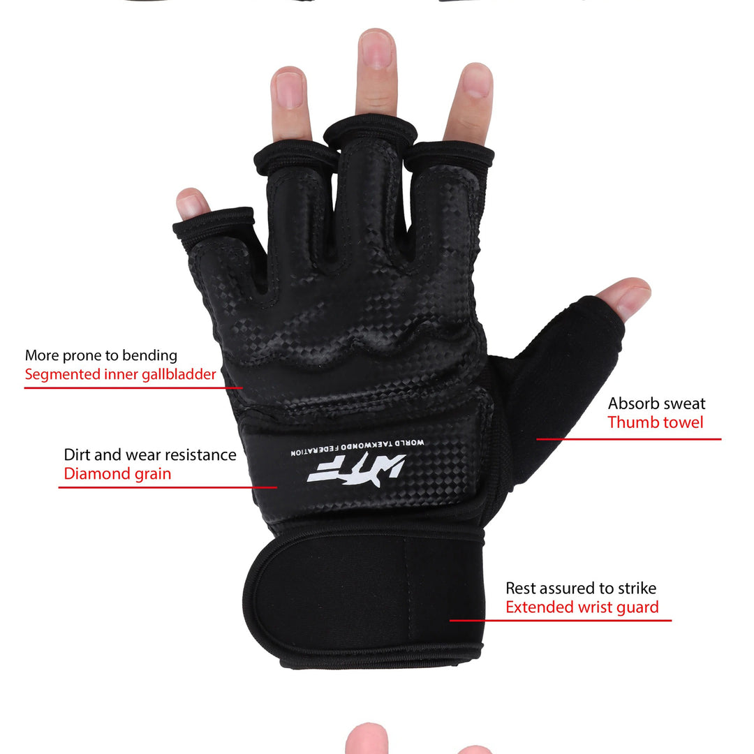 Premium Boxing Gloves for Adults & Kids – Half Finger Design for MMA, Muay Thai, Karate, Taekwondo & Fitness – High-Quality PU Leather, Breathable Mesh – Multiple Sizes (S-XXL) - StrengthXPhysiotherapy