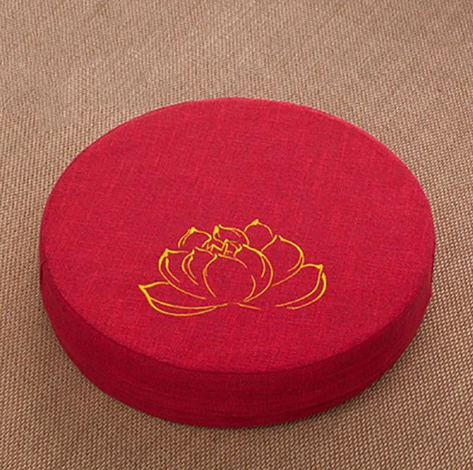 Premium Meditation Cushion – 40x6cm Japanese Tatami Backrest Pillow – Removable & Washable Cloth, Hard Texture for Comfort