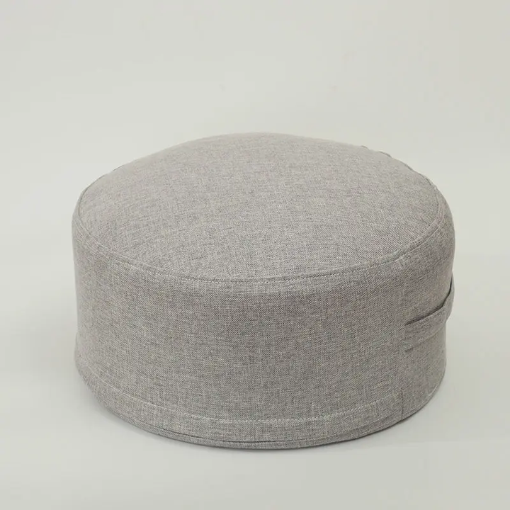Premium Round High-Strength Sponge Seat Cushion – Comfortable Tatami Meditation & Yoga Pad – Removable Linen Cove