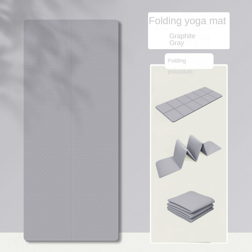 Premium Foldable Yoga Mat – Eco-Friendly TPE Fitness Mat – Double-Sided Non-Slip Design – Portable & Lightweight Travel