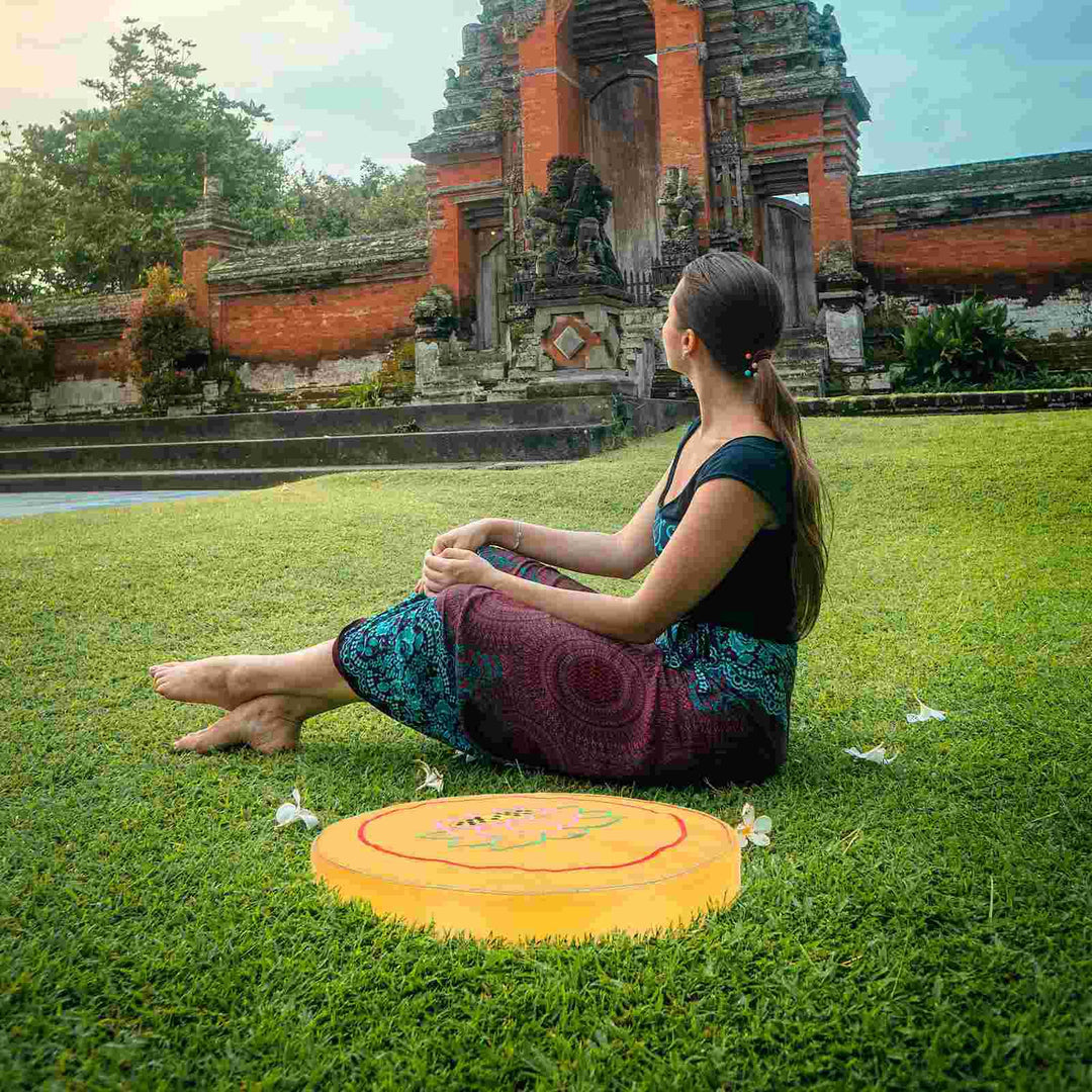 Premium Floor Cushion for Meditation & Yoga – Comfortable Tatami Mat Seat Pad – Soft Pearl Wool & Cloth Material – Perfect for