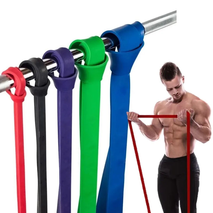 Premium Latex Resistance Band Set – Elastic Strength Bands for Pull-Ups, Pilates, CrossFit, and Fitness – Adjustable