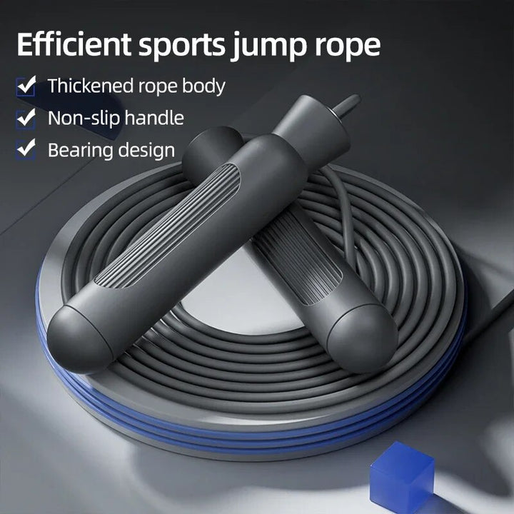 Premium Adjustable Jump Rope for Weight Loss & Cardio – Steel Rope with Ball Bearings, Durable PVC, for Men & Women, 280cm