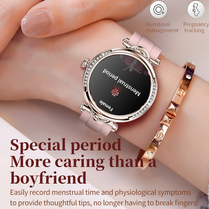 Premium Smartwatch for Women – 1.27" HD Screen, Heart Rate & Blood Pressure Monitoring, IP67 Waterproof, Bluetooth 5.2, 