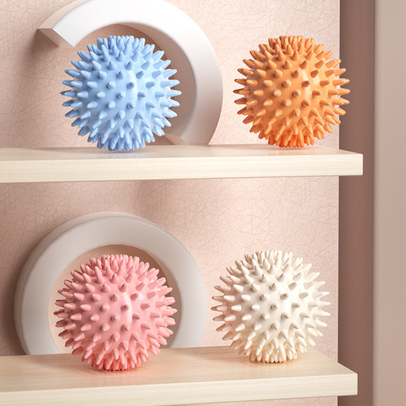 Premium PVC Spiky Massage Ball for Trigger Point Therapy, Pain Relief, and Plantar Fasciitis Treatment, 6cm Hedgehog Massage