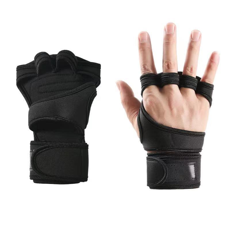 Premium Workout Gloves for Men & Women - Fitness, Bodybuilding, Weightlifting & Gym Palm Protectors with Hand & Wrist Support