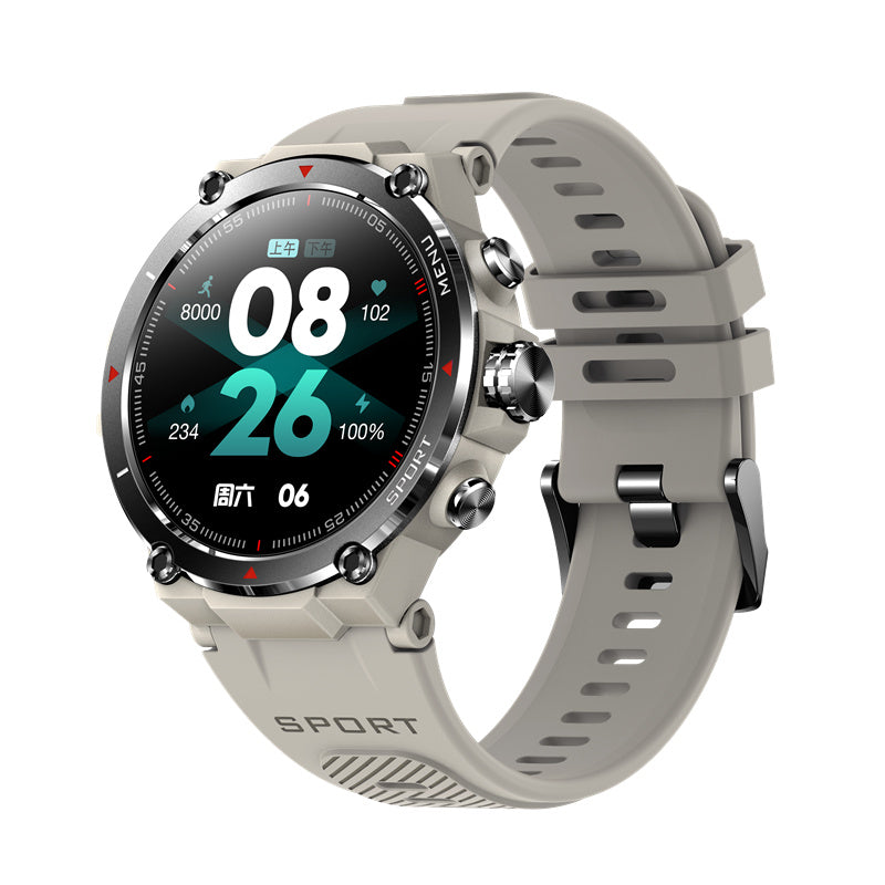 Premium GPS Smartwatch with 1.3" AMOLED Display, 24h Heart Rate & SpO2 Monitor, 5 ATM Waterproof, 25-Day Battery Life, 