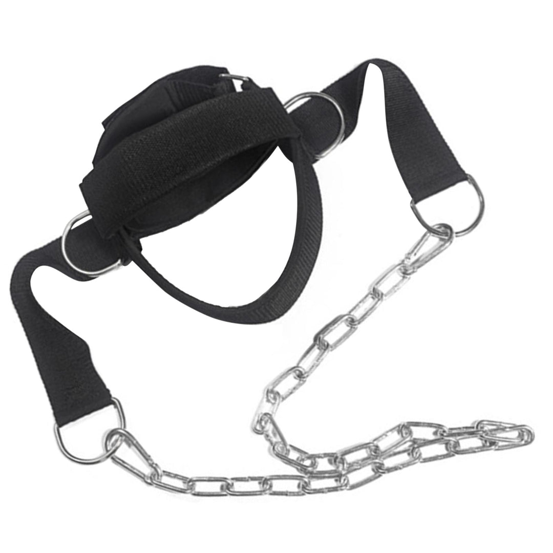 Premium Neck Training Harness for Strength & Muscle Power - Adjustable Head Strap for Weight Lifting & Injury Recovery - 